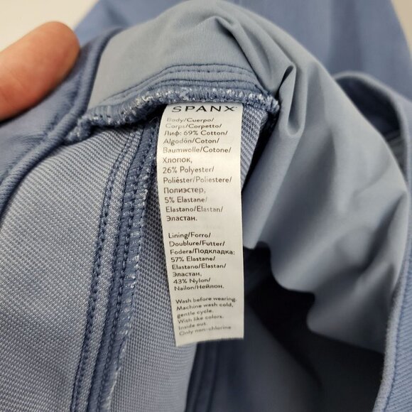 Spanx Womens Jean-ish Ankle Jeggings Size M Medium Wash Blue 20018R - Picture 8 of 12